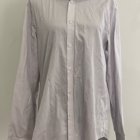 Calvin Klein 15.5‎ 32/33 M Steel + Slim Button Down with Stretch 224 - Picture 1 of 8